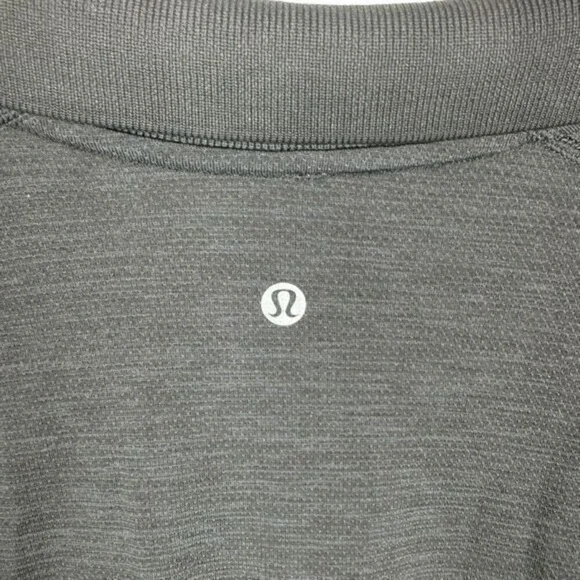 Lululemon Mens Performance Polo Size XXL Gray Short Sleeve‎ Golf Sporty Athletic - Picture 9 of 11
